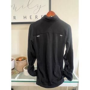 Nike Running Men’s 1/4 Zip Lightweight Sweatshirt – Black | Size Small